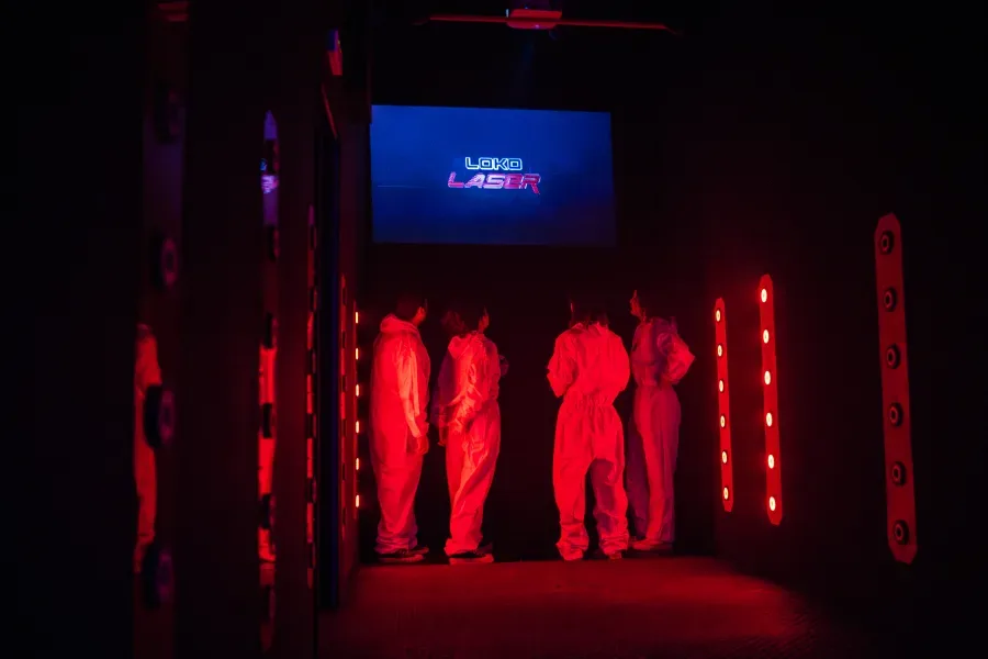 Players mid-challenge in Boom Lab